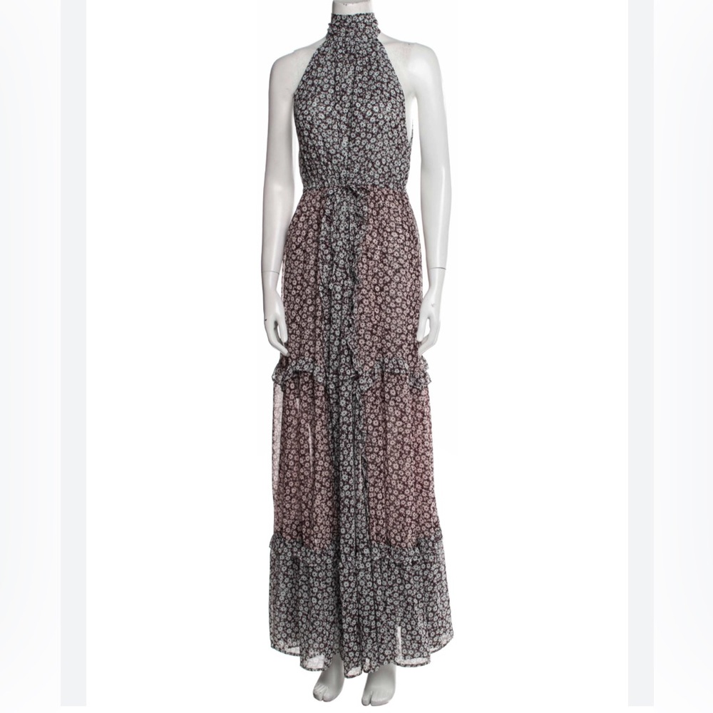 Sabrina Musayev Floral Maxi Dress